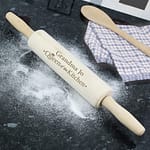 Personalised Queen of the Kitchen Rolling Pin - ItJustGotPersonal.co.uk
