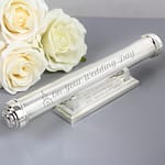 Personalised Church Silver Plated Certificate Holder - ItJustGotPersonal.co.uk