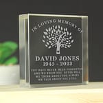 Personalised In Loving Memory Family Tree Crystal Token - ItJustGotPersonal.co.uk