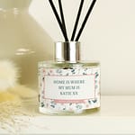Personalised  Floral Reed Diffuser - ItJustGotPersonal.co.uk
