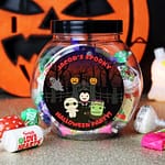 Personalised Halloween Characters Sweet Jar - ItJustGotPersonal.co.uk