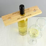 Personalised Free Text Wine Glass & Bottle Holder - ItJustGotPersonal.co.uk