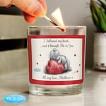 Personalised Me To You Heart Scented Jar Candle - ItJustGotPersonal.co.uk