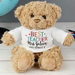 Personalised Best Teacher Teddy Bear - ItJustGotPersonal.co.uk