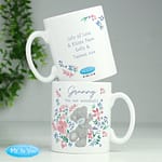 Personalised Me to You Floral Mug - ItJustGotPersonal.co.uk