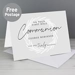 Personalised Truly Blessed First Holy Communion Card - ItJustGotPersonal.co.uk