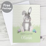 Personalised Easter Bunny Card - ItJustGotPersonal.co.uk