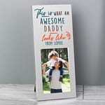 Personalised This Is What Awesome Looks Like Silver 2x3 Photo Frame - ItJustGotPersonal.co.uk