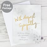 Personalised Deepest Sympathy Card - ItJustGotPersonal.co.uk