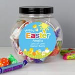 Personalised Easter Chick Sweet Jar - ItJustGotPersonal.co.uk