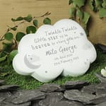 Personalised Twinkle Twinkle Resin Memorial Cloud - ItJustGotPersonal.co.uk