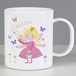 Personalised Garden Fairy Plastic Mug - ItJustGotPersonal.co.uk
