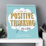 Personalised Motivational Quotes Desk Calendar - ItJustGotPersonal.co.uk