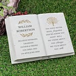 Personalised Family Tree Memorial Resin Book - ItJustGotPersonal.co.uk