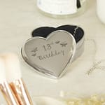 13th Butterflies Heart Trinket Box - ItJustGotPersonal.co.uk