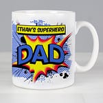 Personalised Super Hero Comic Book Themed Mug - ItJustGotPersonal.co.uk