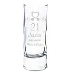 Personalised Birthday Craft Shot Glass Engraved - ItJustGotPersonal.co.uk