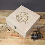 Personalised Fishing Club Wooden Keepsake Box - ItJustGotPersonal.co.uk
