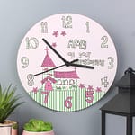 Personalised Whimsical Church Christening Clock - ItJustGotPersonal.co.uk