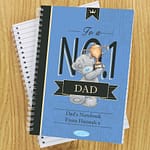 Personalised Me to You No1 Paperback A5 Notebook - ItJustGotPersonal.co.uk