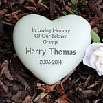 Personalised Heart Memorial - ItJustGotPersonal.co.uk