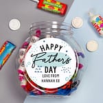 Personalised Father's Day Sweet Jar - ItJustGotPersonal.co.uk