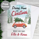 Personalised 'Driving Home For Christmas'' Card - ItJustGotPersonal.co.uk