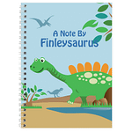 Personalised Dinosaur A5 Notebook - ItJustGotPersonal.co.uk