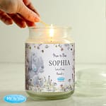 Personalised Me to You Floral Large Scented Jar Candle - ItJustGotPersonal.co.uk