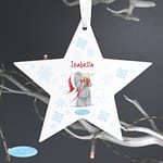 Personalised Me To You Christmas Wooden Star Decoration - ItJustGotPersonal.co.uk