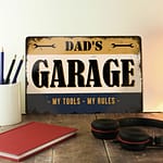 Personalised Garage Metal Sign - ItJustGotPersonal.co.uk