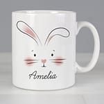 Personalised Bunny Features Mug - ItJustGotPersonal.co.uk