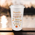 Personalised Pumpkin Spice Travel Mug - ItJustGotPersonal.co.uk