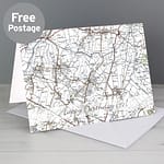 Personalised 1945 - 1948 New Popular Map Card - ItJustGotPersonal.co.uk