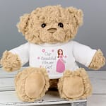 Fabulous Flower Girl Teddy Bear - ItJustGotPersonal.co.uk