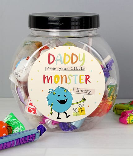 Personalised Little Monster Sweet Jar - ItJustGotPersonal.co.uk