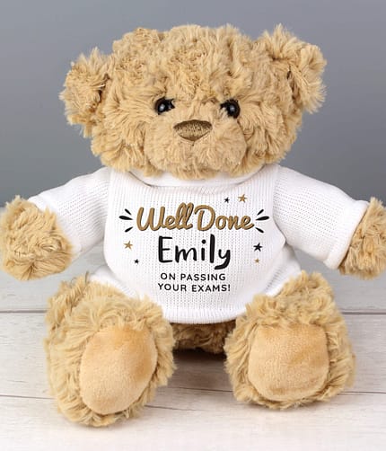 Personalised Well Done Teddy Bear - ItJustGotPersonal.co.uk