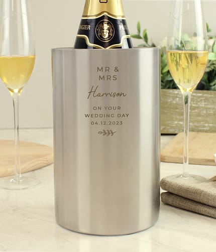 Personalised Free Text Wine Cooler - ItJustGotPersonal.co.uk