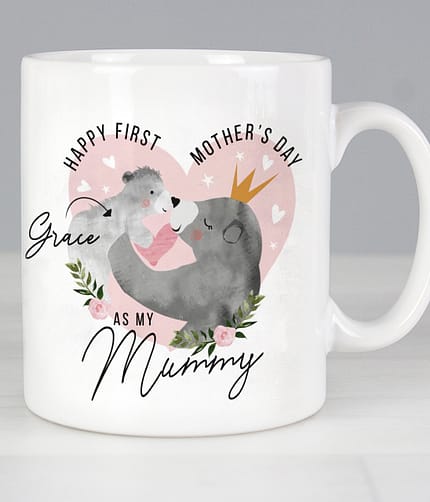 Personalised 1st Mother's Day Mama Bear Mug - ItJustGotPersonal.co.uk
