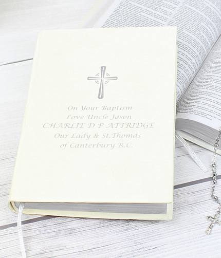 Personalised Silver Companion Holy Bible - Eco-friendly - ItJustGotPersonal.co.uk