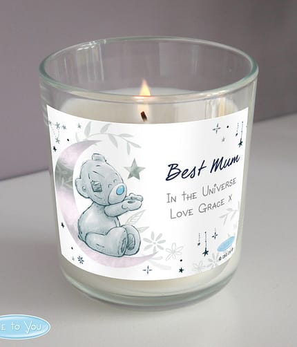 Personalised Moon & Stars Me To You Scented Jar Candle - ItJustGotPersonal.co.uk