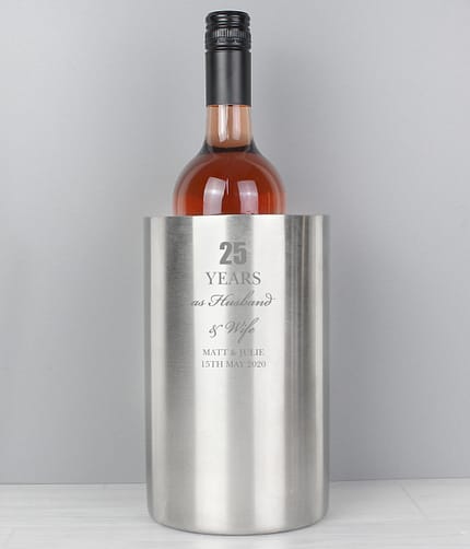Personalised Anniversary Wine Cooler - ItJustGotPersonal.co.uk
