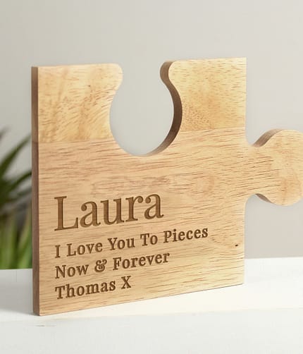 Personalised Free Text Jigsaw Piece - ItJustGotPersonal.co.uk