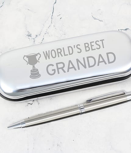 World's Best Grandad Pen & Box - ItJustGotPersonal.co.uk