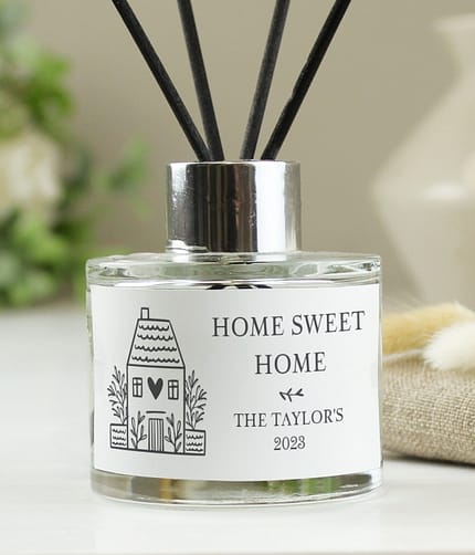 Personalised HOME Reed Diffuser - ItJustGotPersonal.co.uk