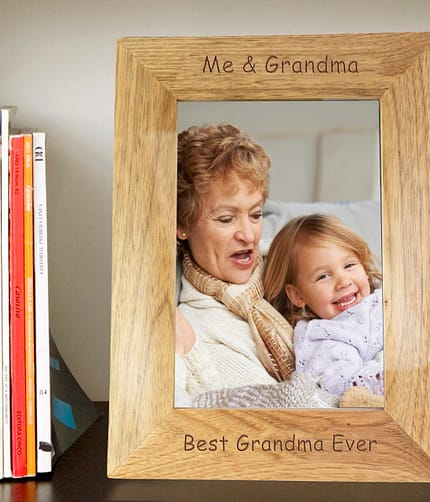 Personalised 5x7 Wooden Photo Frame - ItJustGotPersonal.co.uk