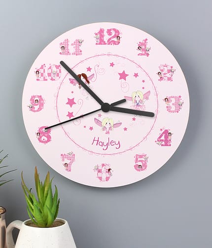 Personalised Fairy Clock - ItJustGotPersonal.co.uk