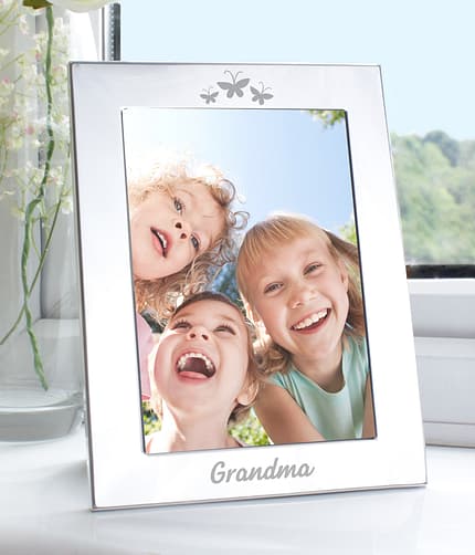 Silver 5x7 Grandma Photo Frame - ItJustGotPersonal.co.uk