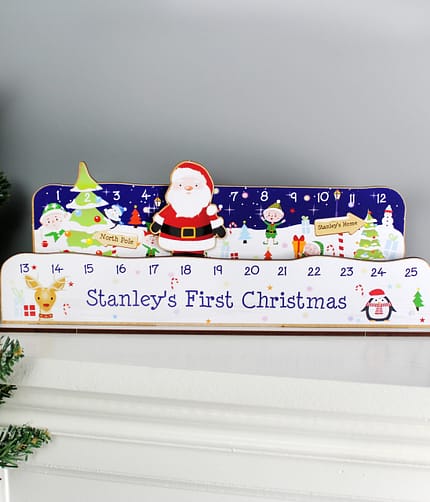 Personalised Make Your Own Santa Christmas Advent Countdown Kit - ItJustGotPersonal.co.uk