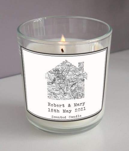 Personalised 1805 - 1874 Old Series Map Home Scented Jar Candle - ItJustGotPersonal.co.uk